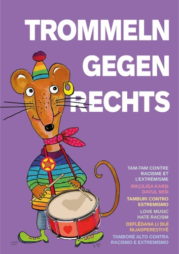 Plakat gegen Rechts von Anette Ahr