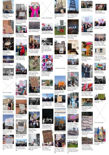 Plakat gegen Rechts von Barbara Donaubauer, icon Verlag, studio MLLR