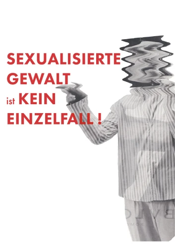 Plakat gegen Rechts von Greta Aufermann